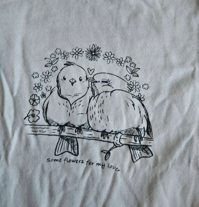 T-shirt manches longues blanc taille 5 ans - photo numéro 3