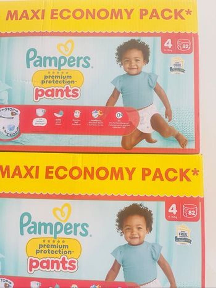 Couches Pampers  Pants Premium Protection Taille 4 - photo numéro 2