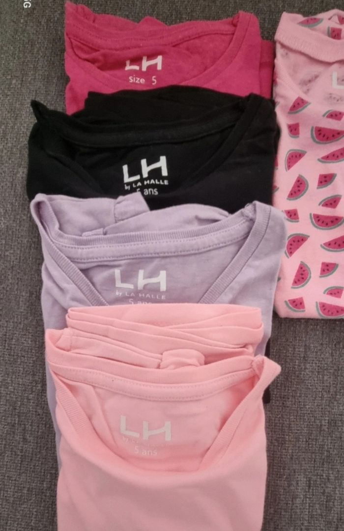 Lot de 16 tee-shirts manches courtes fille - photo numéro 4