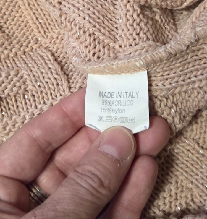 Pull sans manche rose pailleté - photo numéro 3