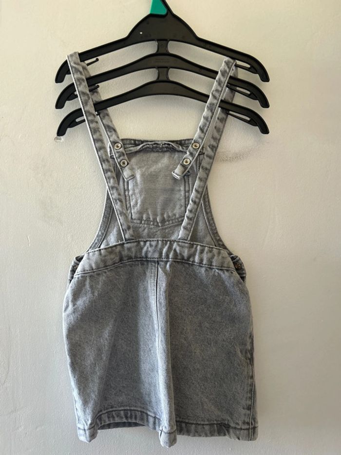 Robe salopette en jean fille Mango - photo numéro 2