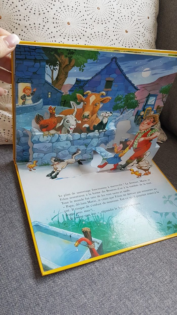 Livre animé Contes du Bouton d'or Filou l'agneau a disparu - photo numéro 3