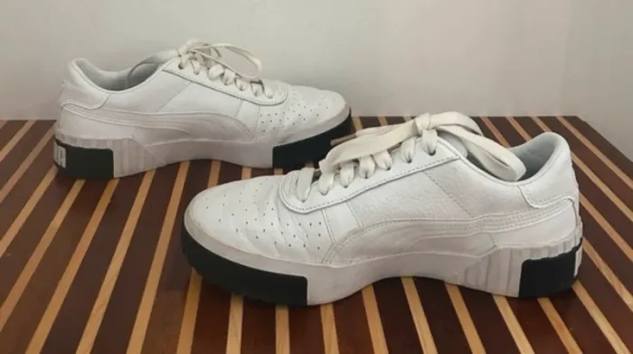 Puma baskets blanches, femme, pointure 39 - photo numéro 2