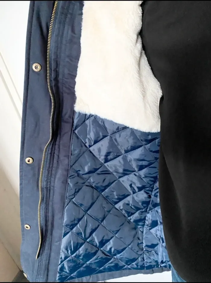 Parka Geographical Norway femme – Taille L/40 – bleu marine – Neuf avec étiquette - photo numéro 10