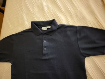 Tee shirt col polo marine t 40