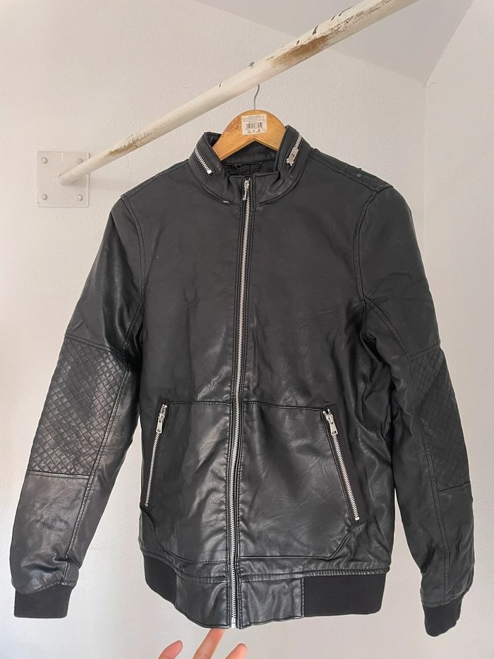 Chaqueta cuero Pull&Bear - photo numéro 2