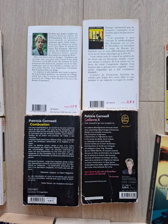 Lot de 14 thrillers de Patricia Cornwell en bon état - photo numéro 3