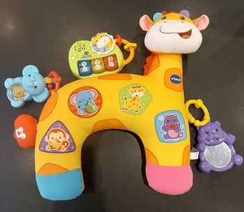 Coussin  d'Éveil Musical girafe