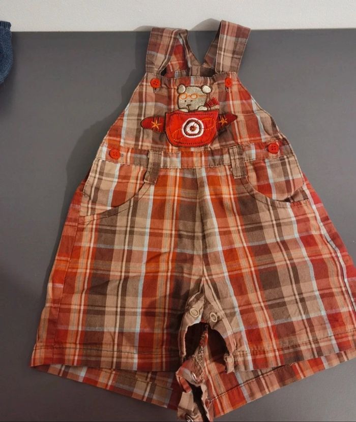 Combishort salopette