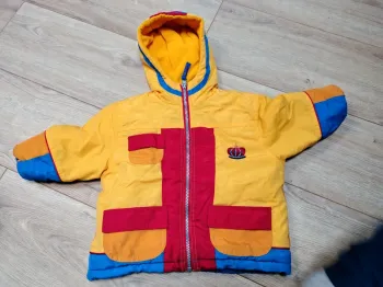 Veste manteau de ski à capuche pour bébé fille. Plusieures poche Doublure polaire Anti-boulochage