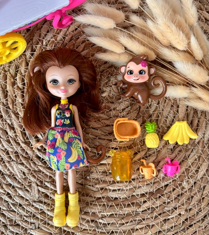 Enchantimals Merit le singe & Compass coffret « Stand de fruits » - photo numéro 2