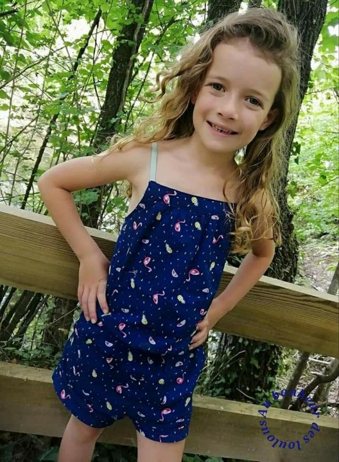 7 ans fille combishort été sergent major