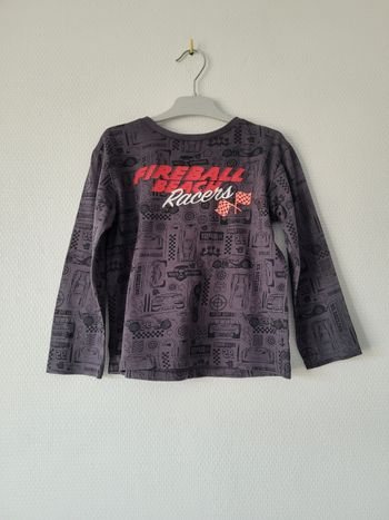 T-shirt imprimé gris Cars 5 ans TBE