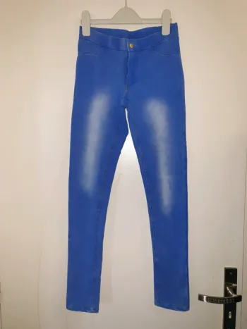 Jean slim matière sweat 12/13 ans H&M