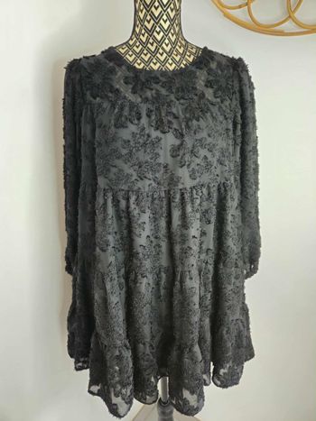 Robe courte en voilage Zara Taille XS