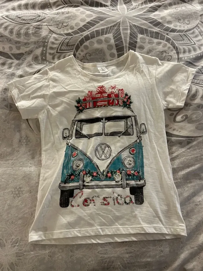 T-shirt blanc Corsica