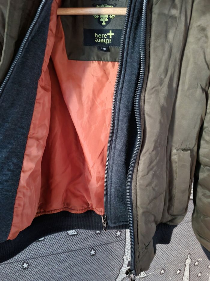 Veste doudoune zippée 2 en 1 avec capuche 8ans - photo numéro 7