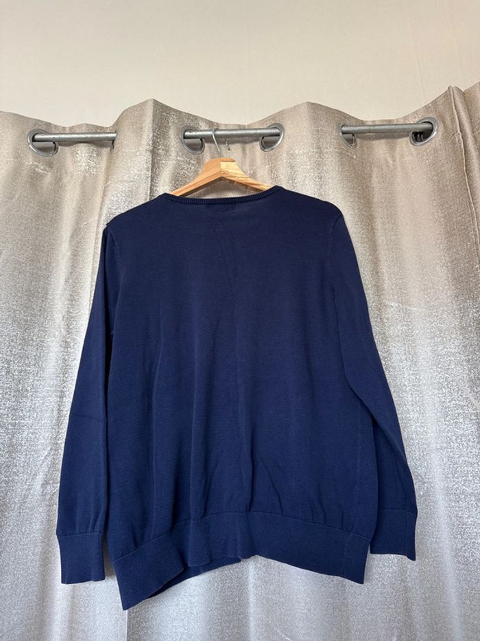 Pull Ralph Lauren Navy & Rouge – Détails Ceinture – Taille M - photo numéro 8