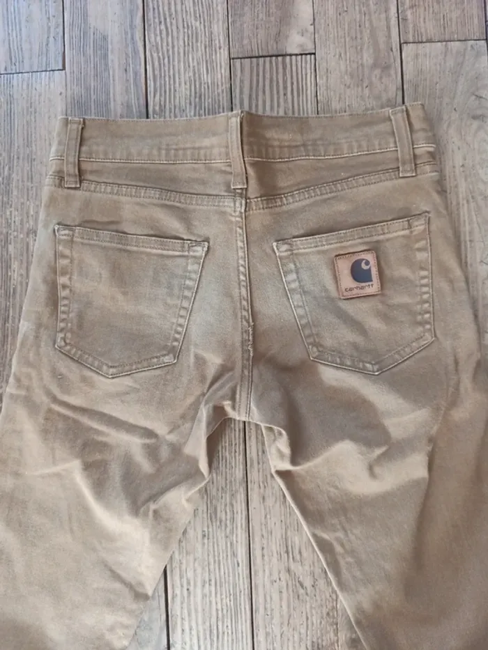 Pantalon Jean Carhartt rebel pant skinny W27 - photo numéro 4