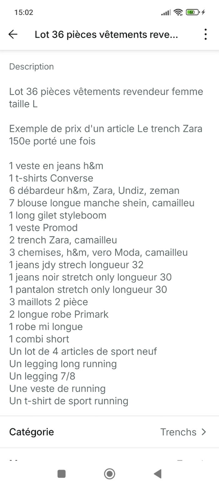 Vêtements femme taille L - photo numéro 2