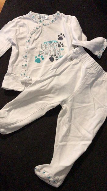 Pyjama coton 2 pièces 6 mois