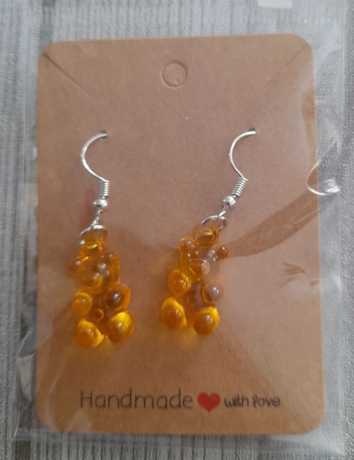 Boucles d'oreilles ours