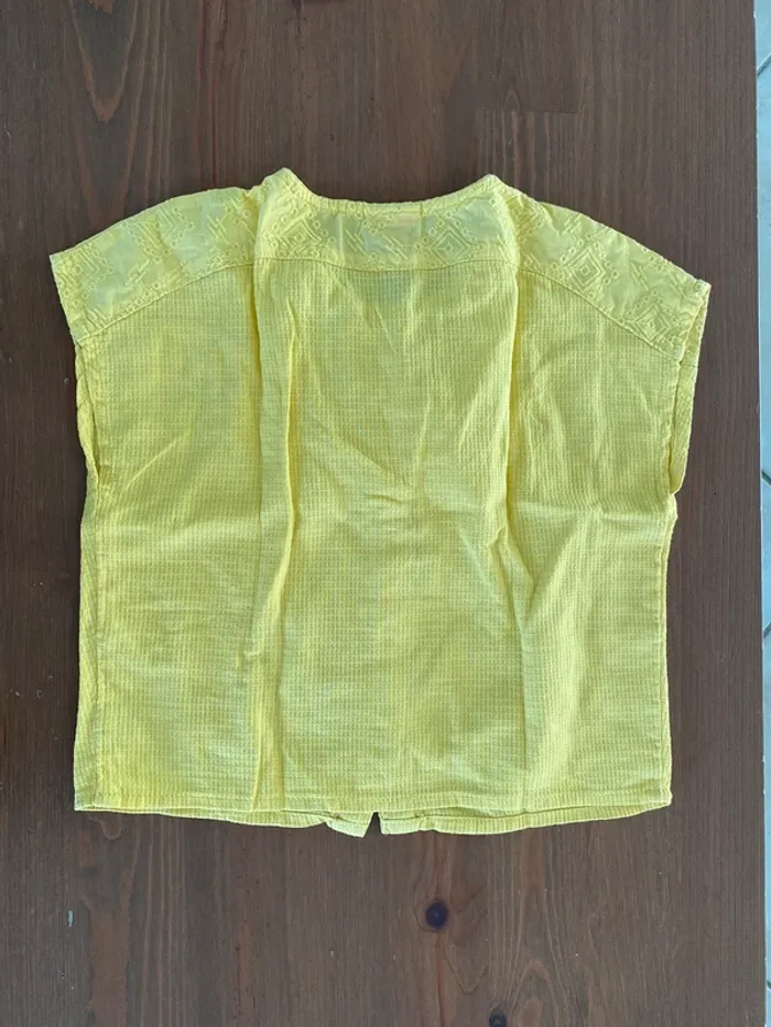 Blouse sans manche tape à l’œil jaune - photo numéro 3