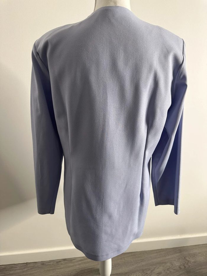 Blazer Lila et argenté Vintage T44 - photo numéro 5