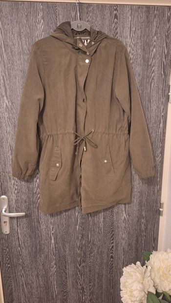 Parka mi-saison à capuche imperméable