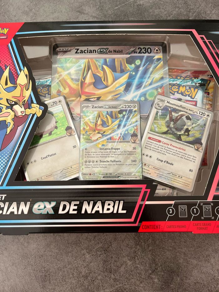 Coffret Pokémon Zacian EX de Nabil - Neuf et Parfaitement Scellé - photo numéro 3