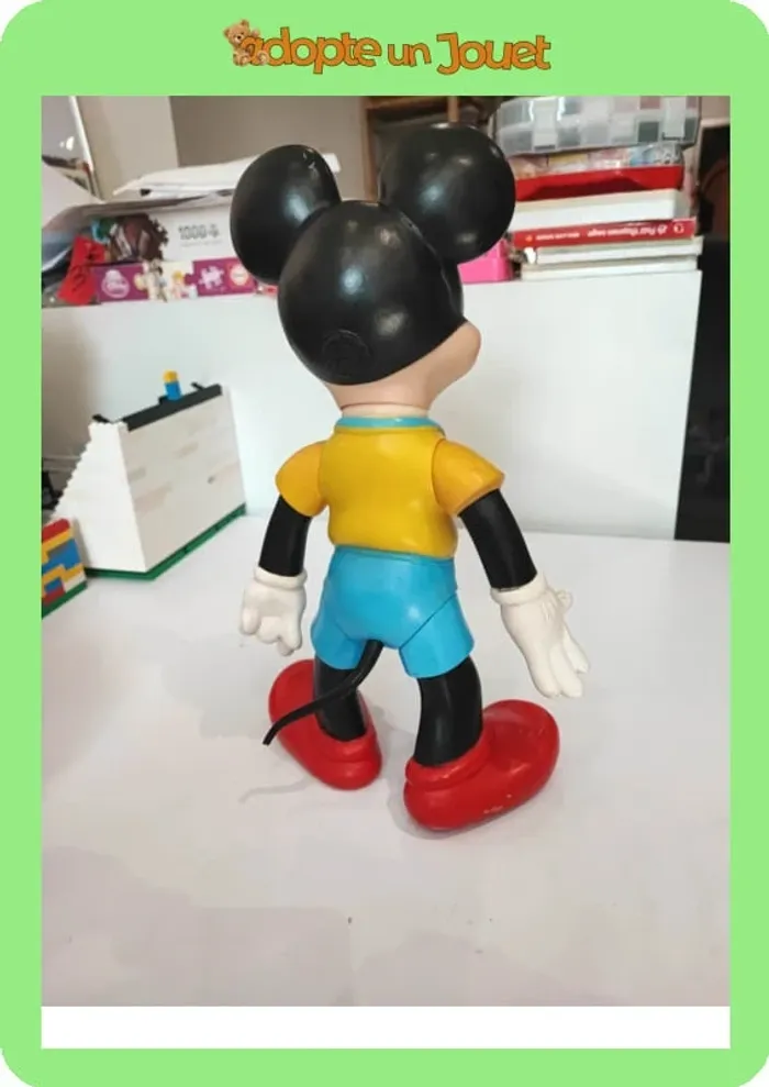 Jouet pouet vintage Mickey Mouse - photo numéro 4