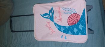 Valise enfant thème mermaid 