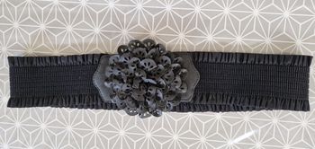 Jolie ceinture noire jamais portée 90cm