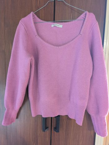 Pull femme rose
