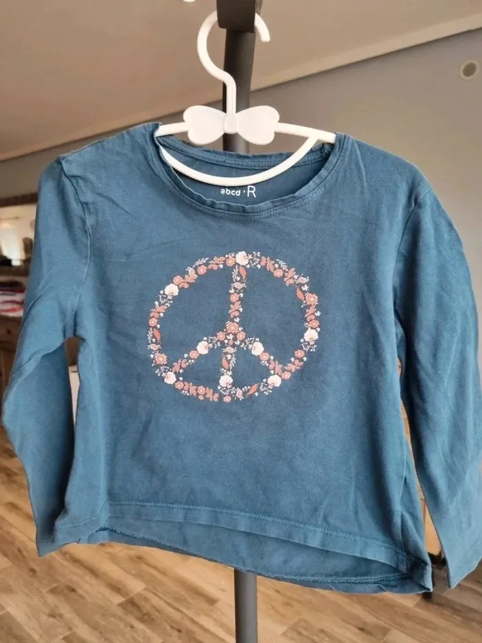 T-shirt manche longue fille 5 ans