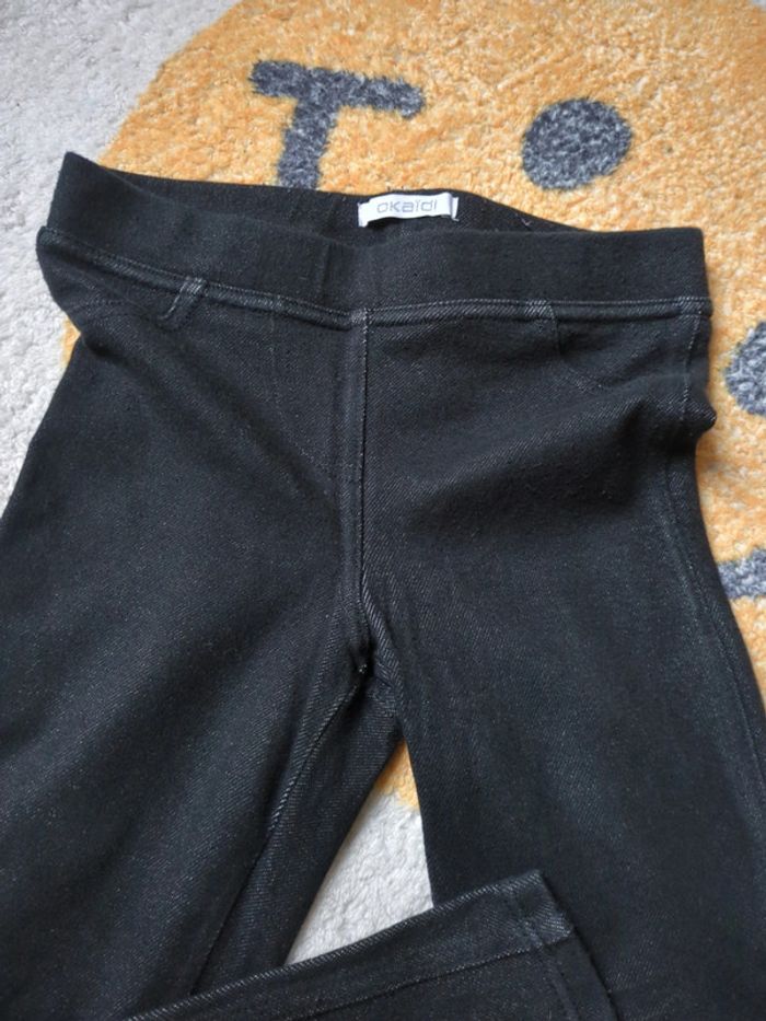 Jegging legging noir Okaïdi 6 ans - photo numéro 2