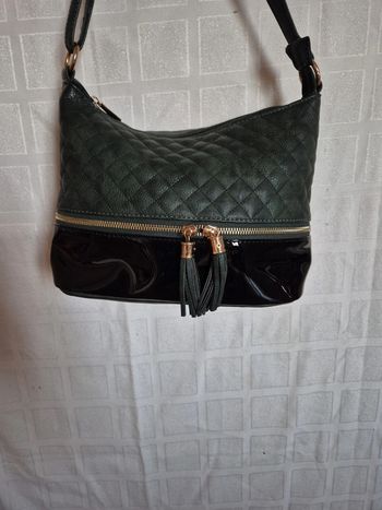 sac à main bandoulière vert