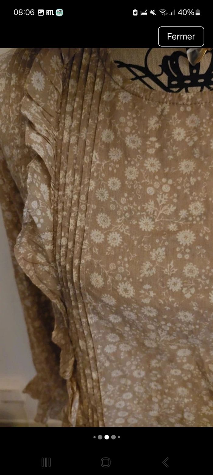Chemisier blouse Léon & Harper taille M
pur coton bio - photo numéro 5