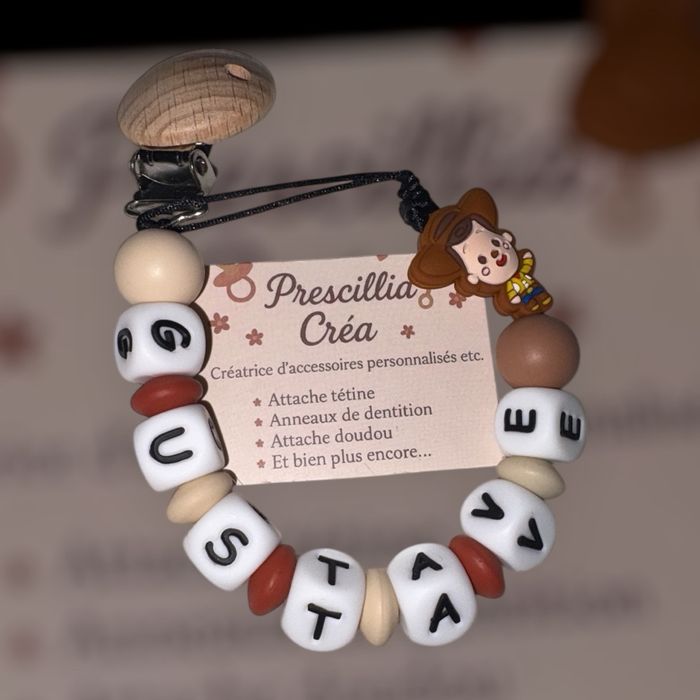 Attaches tétine accessoires bébé personnalisée anneaux de dentition etc Disney vintage rare créations créatrice - photo numéro 3