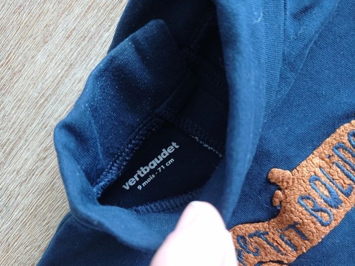 Sous pull, col roulé petit bolide 9 mois - photo numéro 5