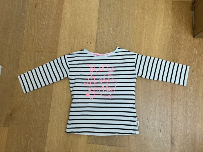 T shirt fille manche 3/4 sergent major 6 ans - photo numéro 2
