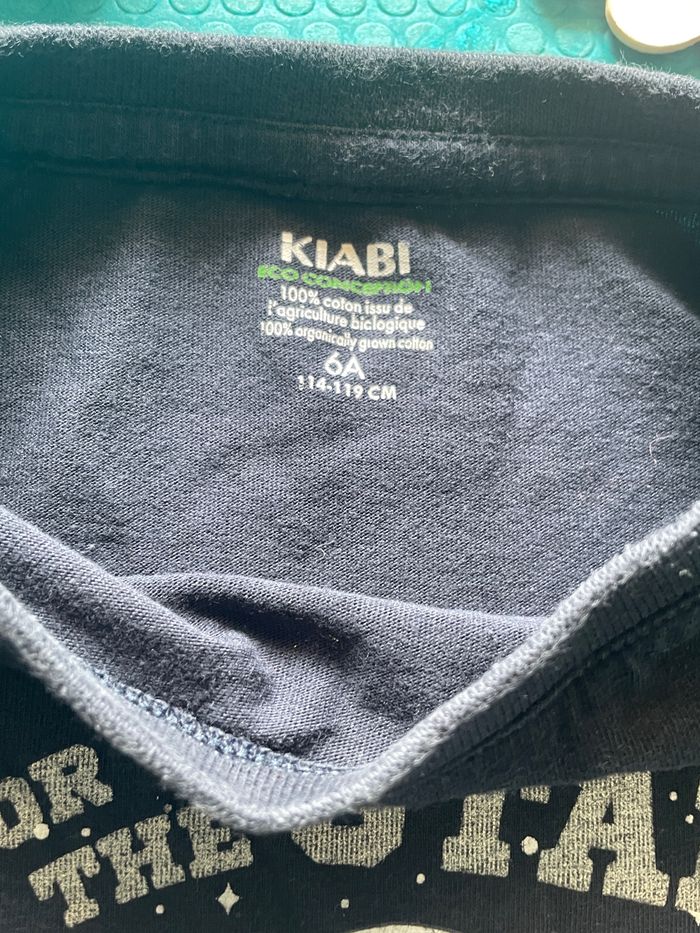 T shirt manches longues Kiabi écoconception 6 ans - photo numéro 3