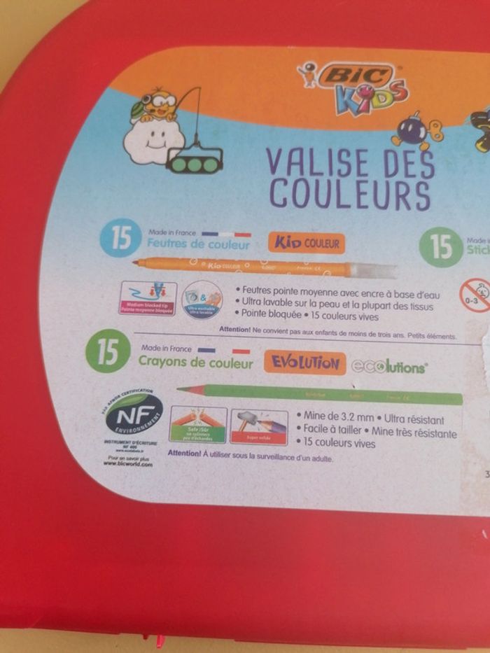 Coffret valise des couleurs Bic kids - photo numéro 2