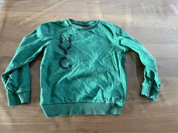 Pull vert garçon 8 ans