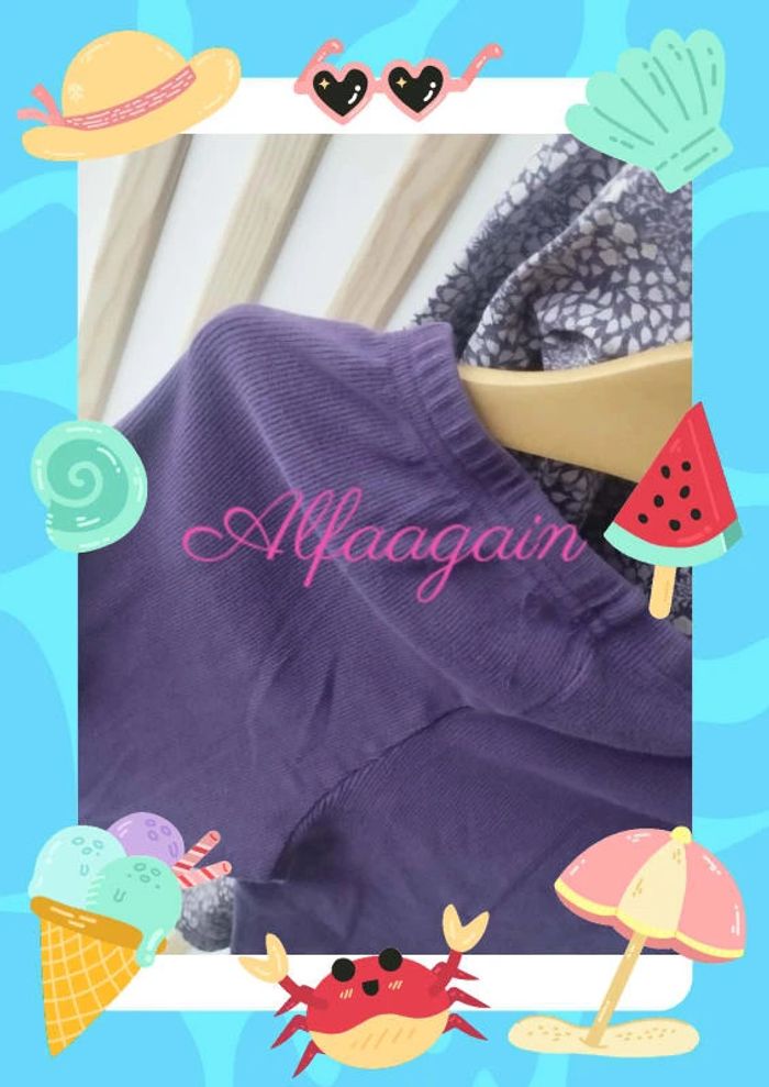 Pyjama dpam violet 8ans - photo numéro 10