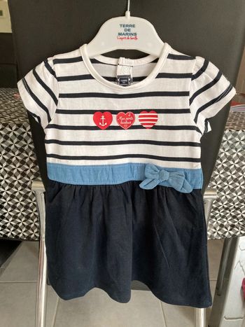 Robe 12 mois « terre de marins »