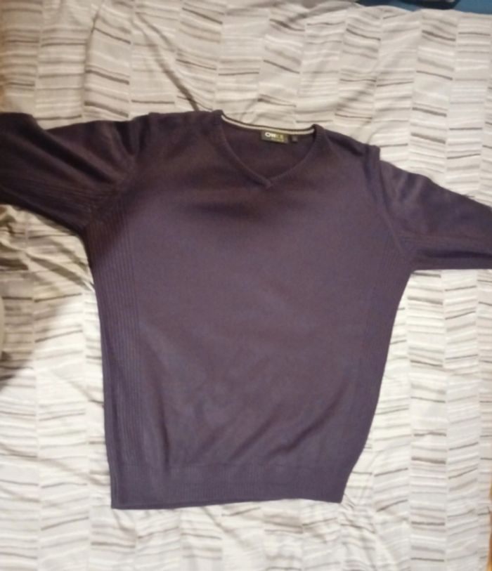 Pull taille M owk homme violet - photo numéro 2