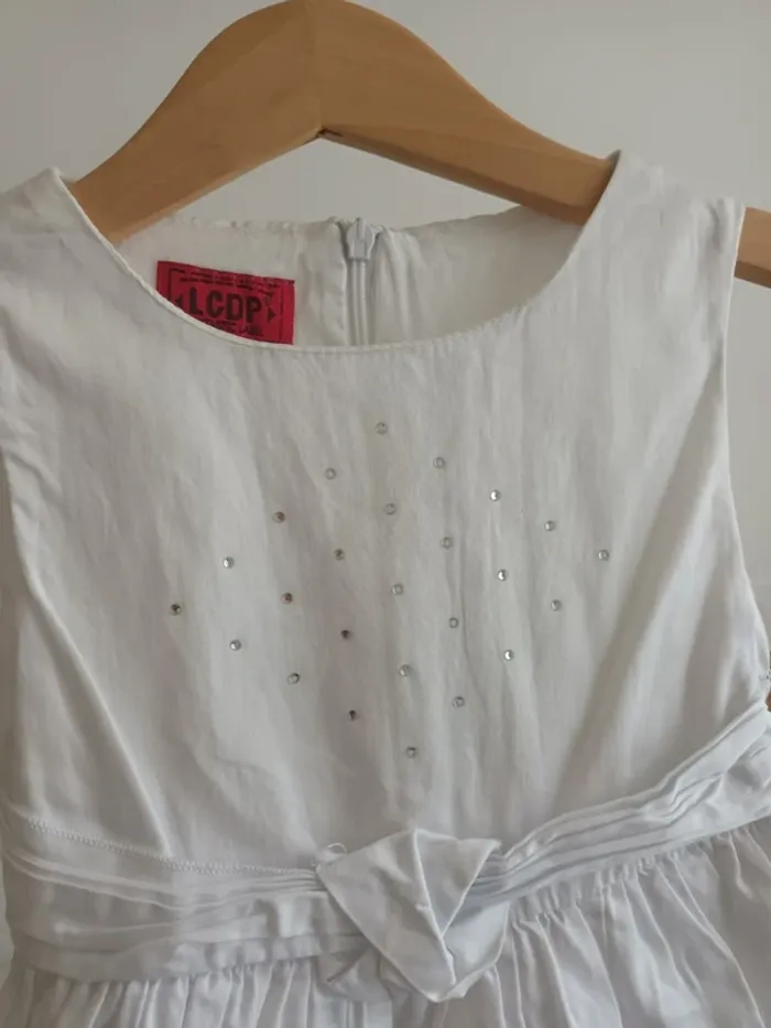 Robe blanche La Compagnie des Petits 3 ans - photo numéro 2