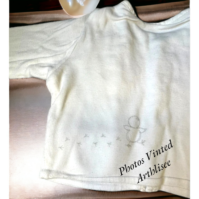 Ensemble 3P petit poussin Petit Bateau 1 mois TBE (22€) - photo numéro 10