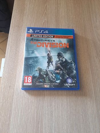Jeu ps4 Tom clancy's the division limited edition